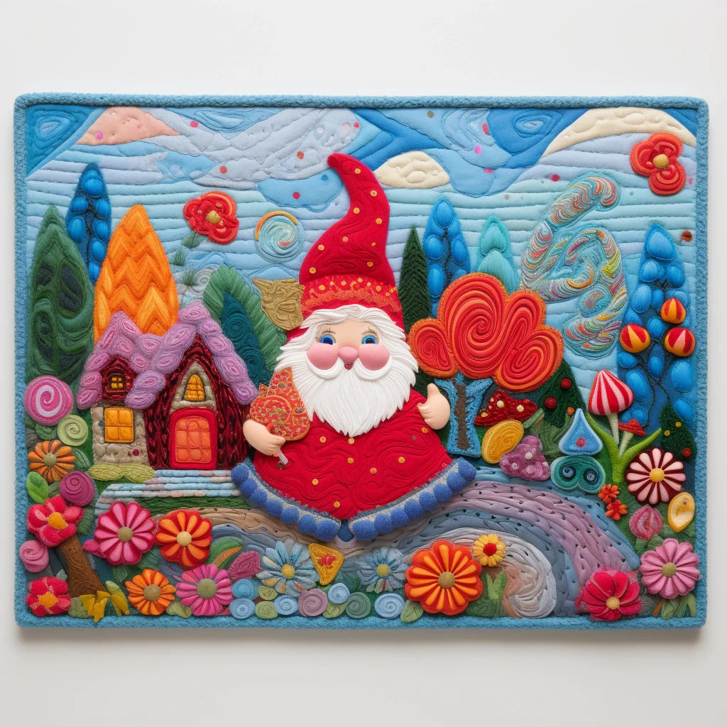 Gnome TAI020324100 Quilted Placemats