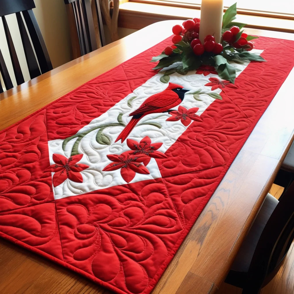 Cardinal Blessing Quilted Table Runner NCU0DDK1823