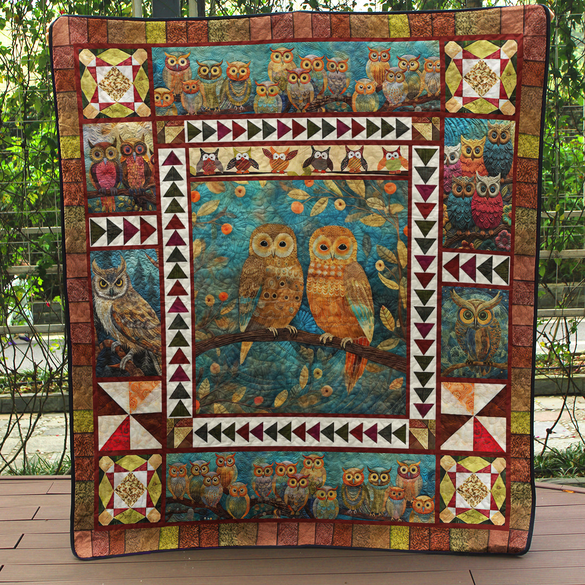 Baby Owl Night ND271002 Art Quilt