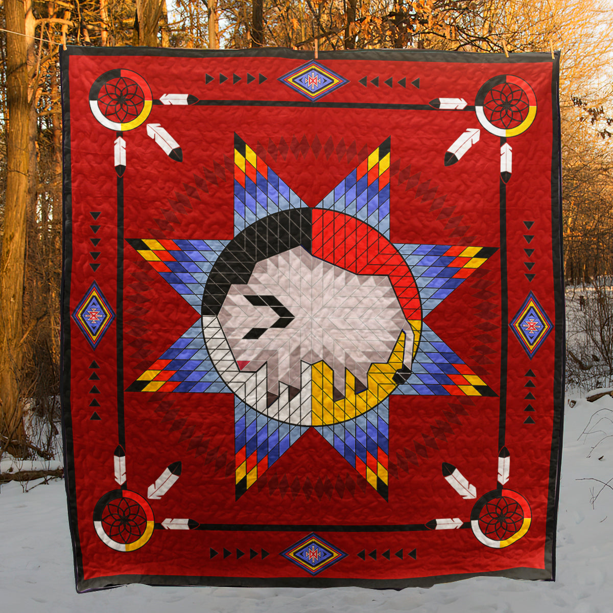 Buffalo CLA190660 Art Quilt