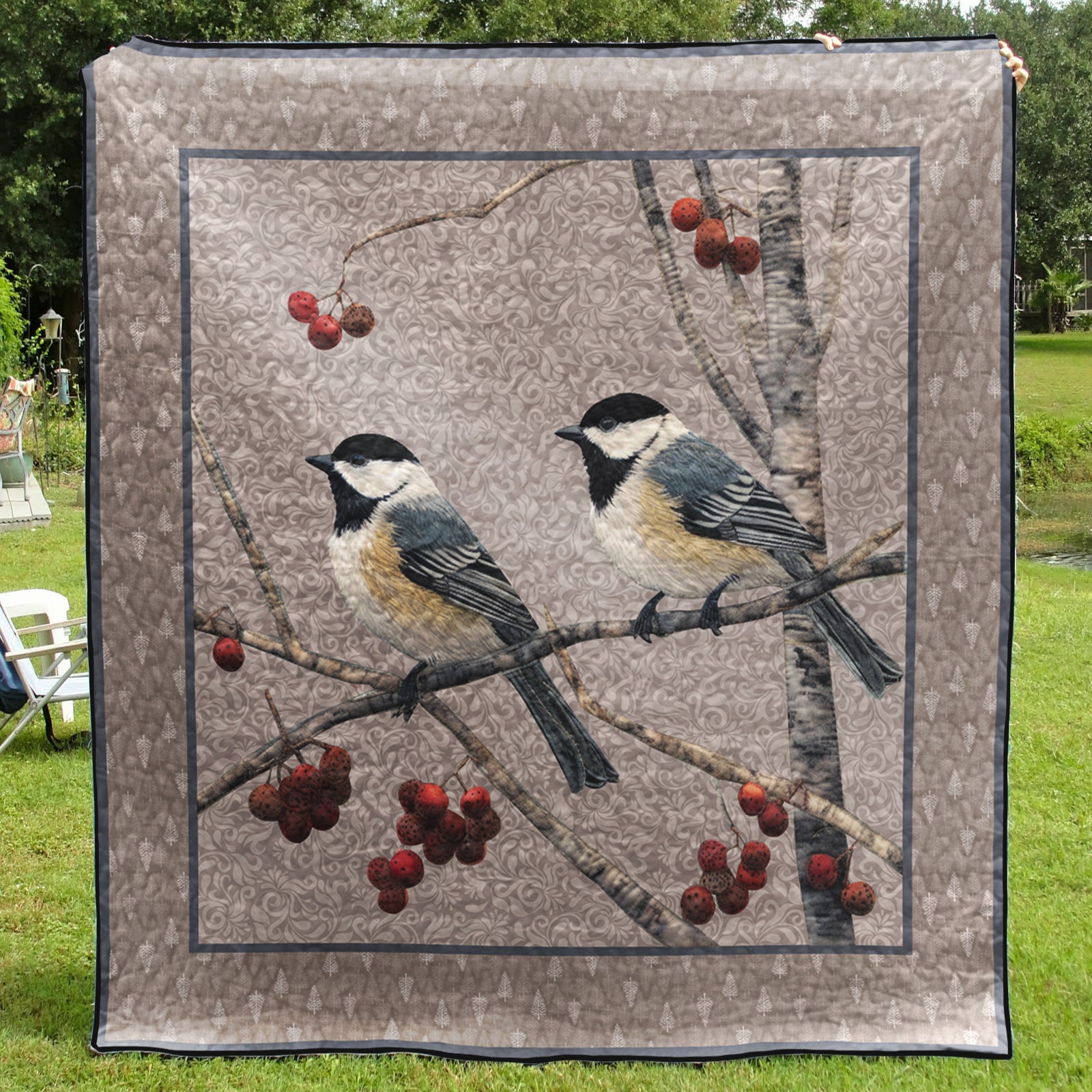 Chickadee CLT1610019H Art Quilt