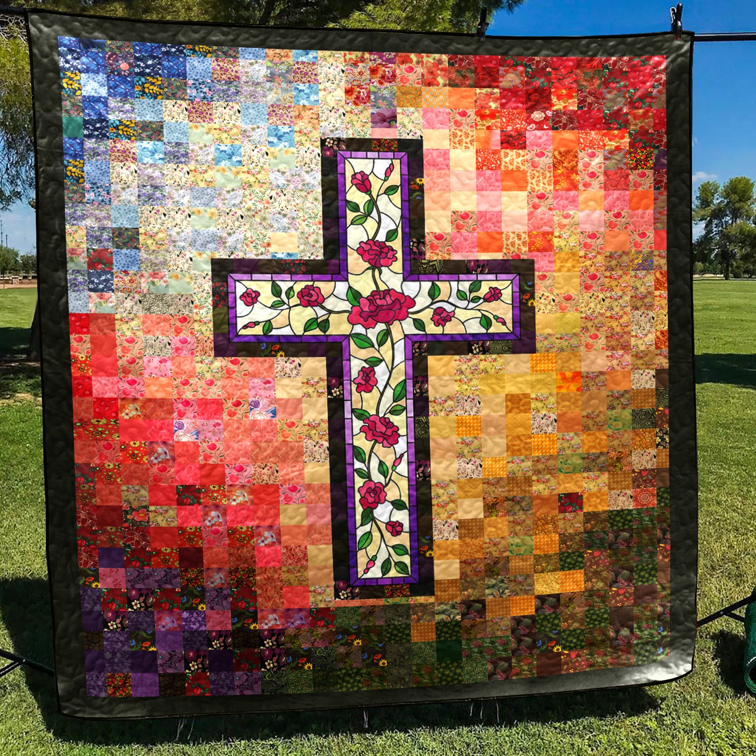 Christian Cross CLM200616 Art Quilt