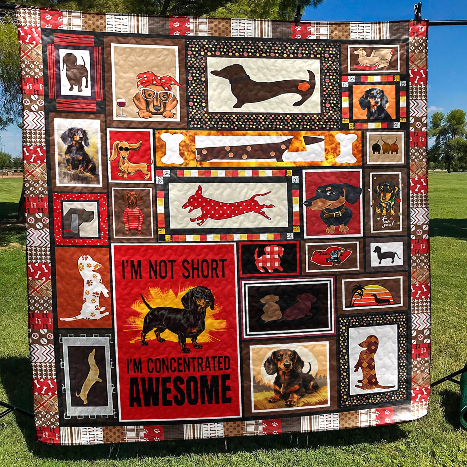 Dachshund Art Quilt MN301001