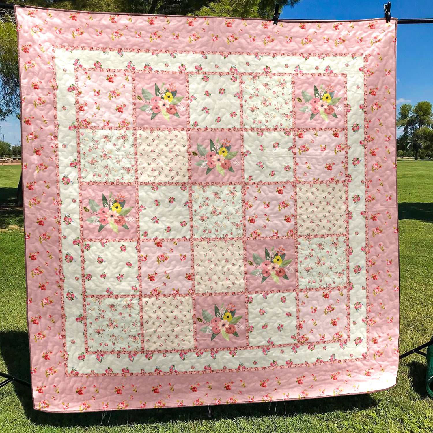 Floral Art Quilt JP030601