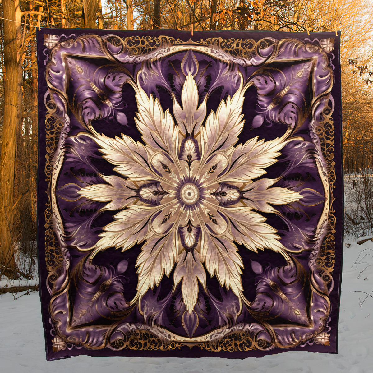 Flower CLM1510062 Art Quilt