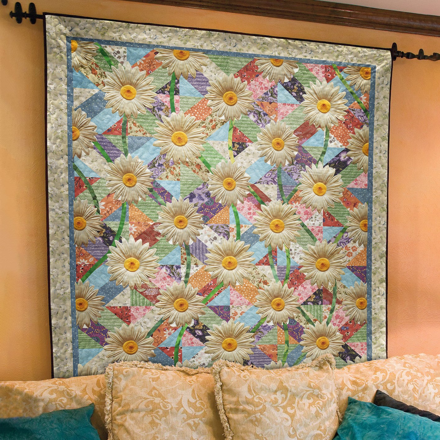 Flower CLM200665 Art Quilt