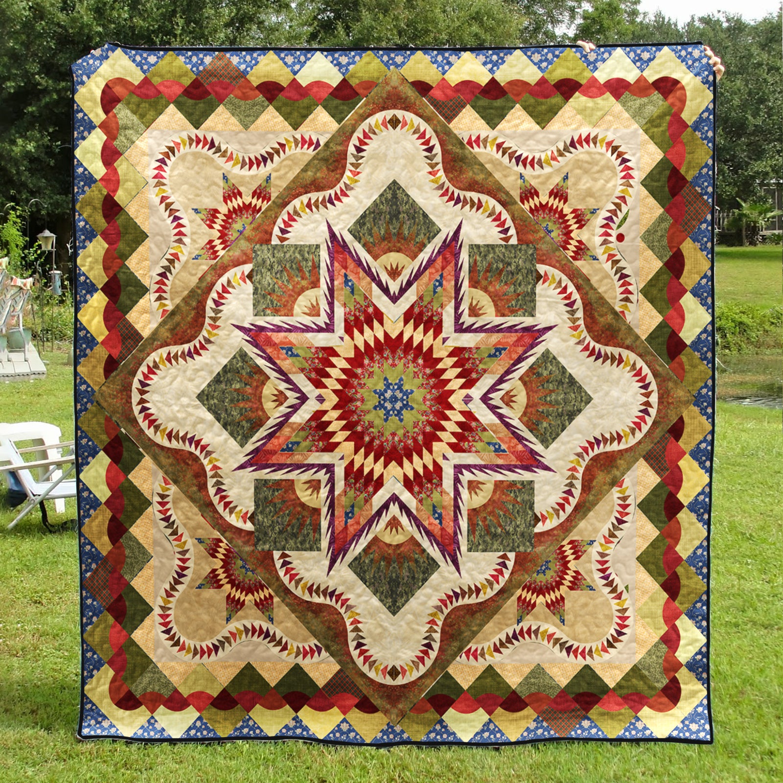 Glacier Star Art Quilt MT310501A