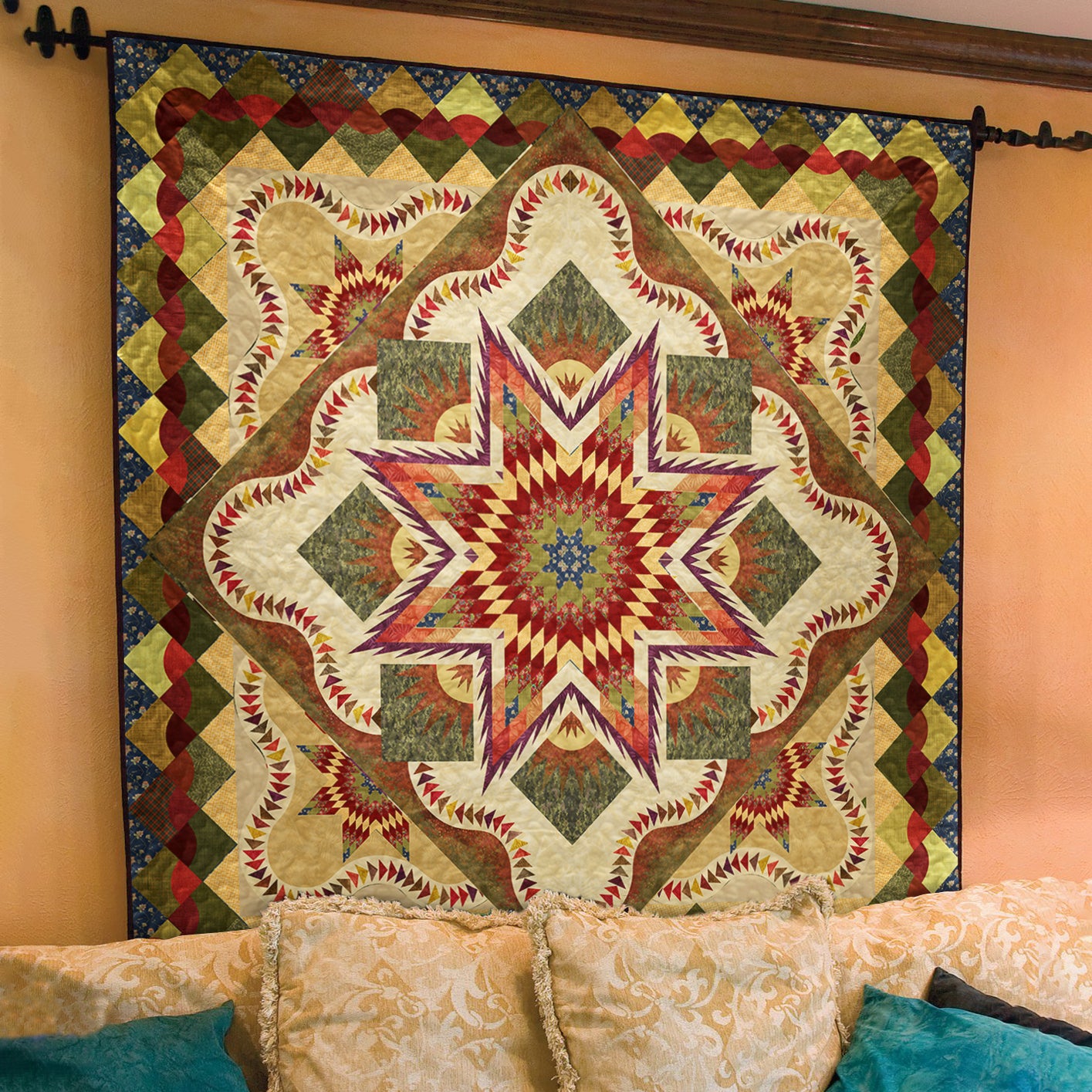 Glacier Star Art Quilt MT310501A