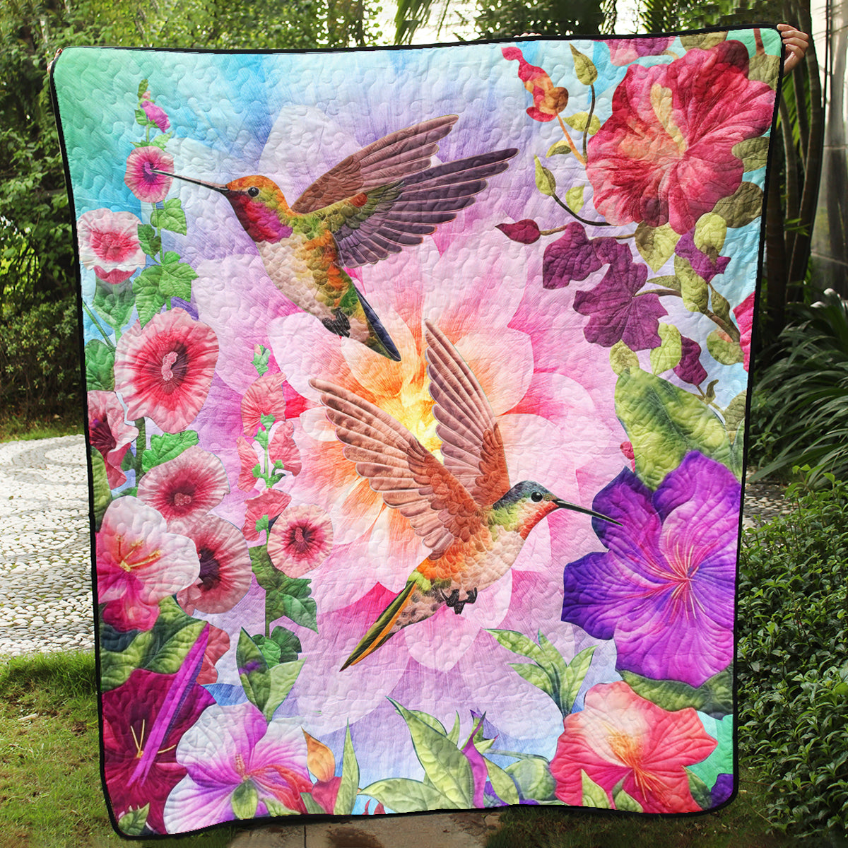 Hummingbird CLA0710507Q Art Quilt