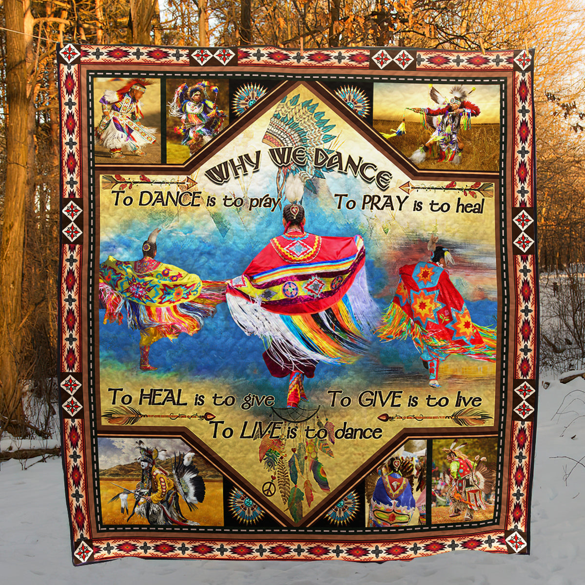 Native American Inspired Dancer Art Quilt TM031105