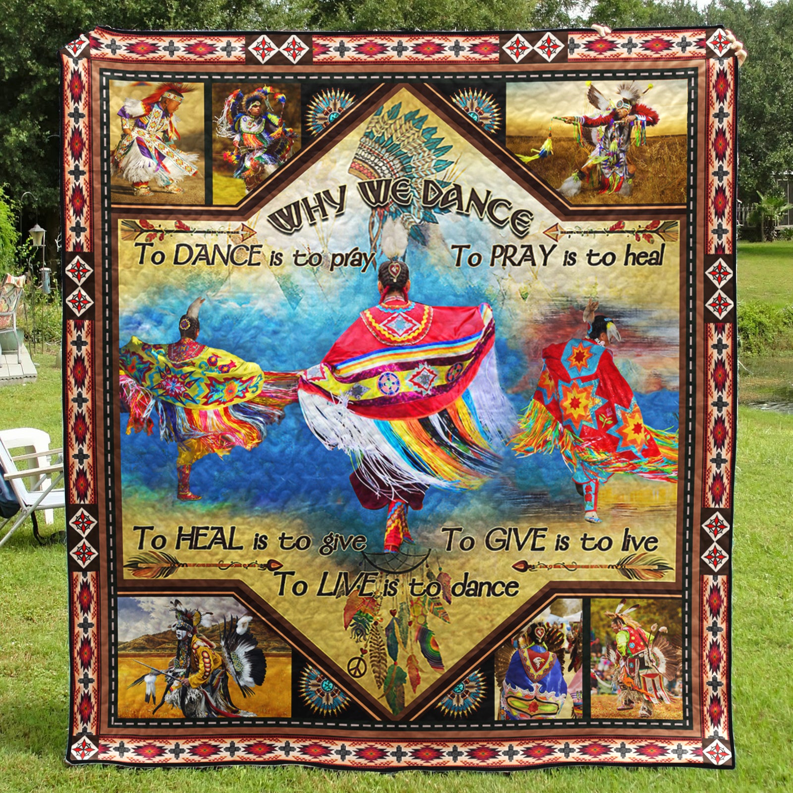 Native American Inspired Dancer Art Quilt TM031105