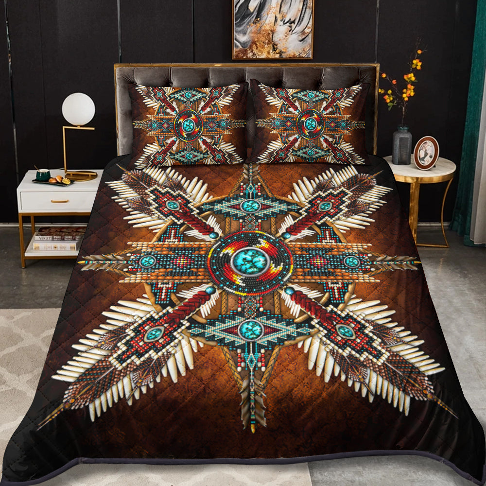 Native American Inspired Quilt Bed Set TL070909
