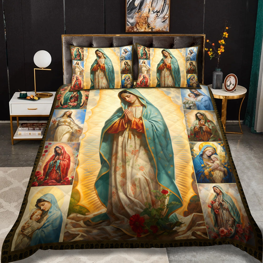 Our Lady Of Guadalupe Quilt Bed Set CLH0909007