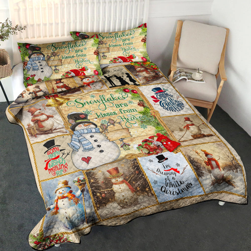 Snowman Quilt Bed Set CLM060905