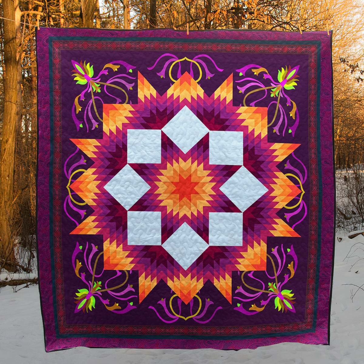 Star Art Quilt HM161001T