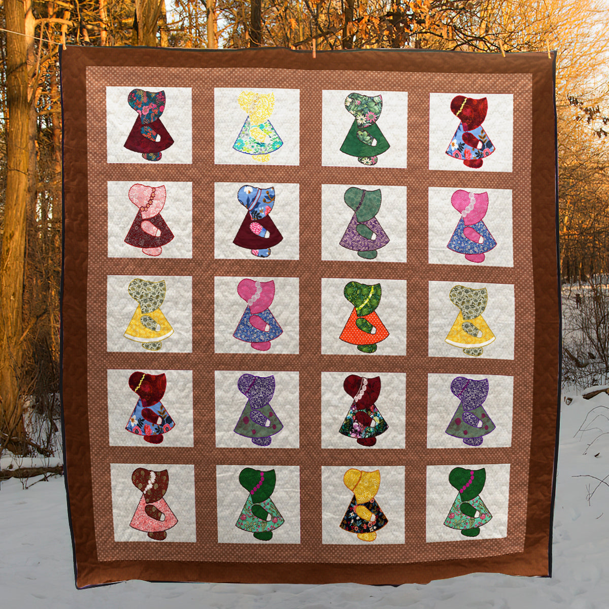 Sunbonnet Sue CLA1410559Q Art Quilt