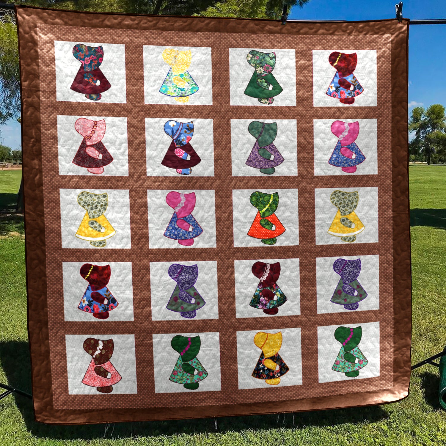 Sunbonnet Sue CLA1410559Q Art Quilt