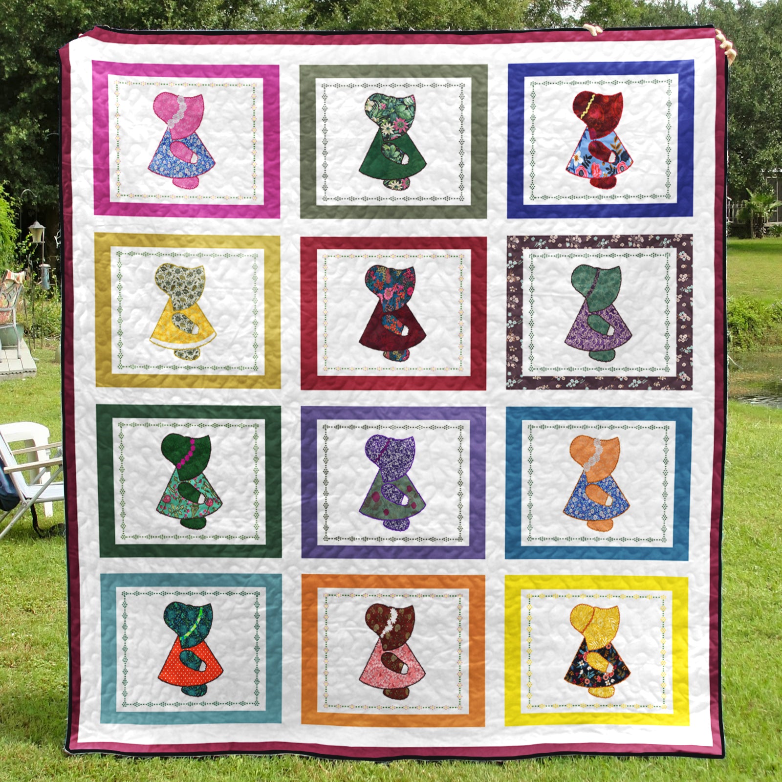 Sunbonnet Sue CLA1410568Q Art Quilt