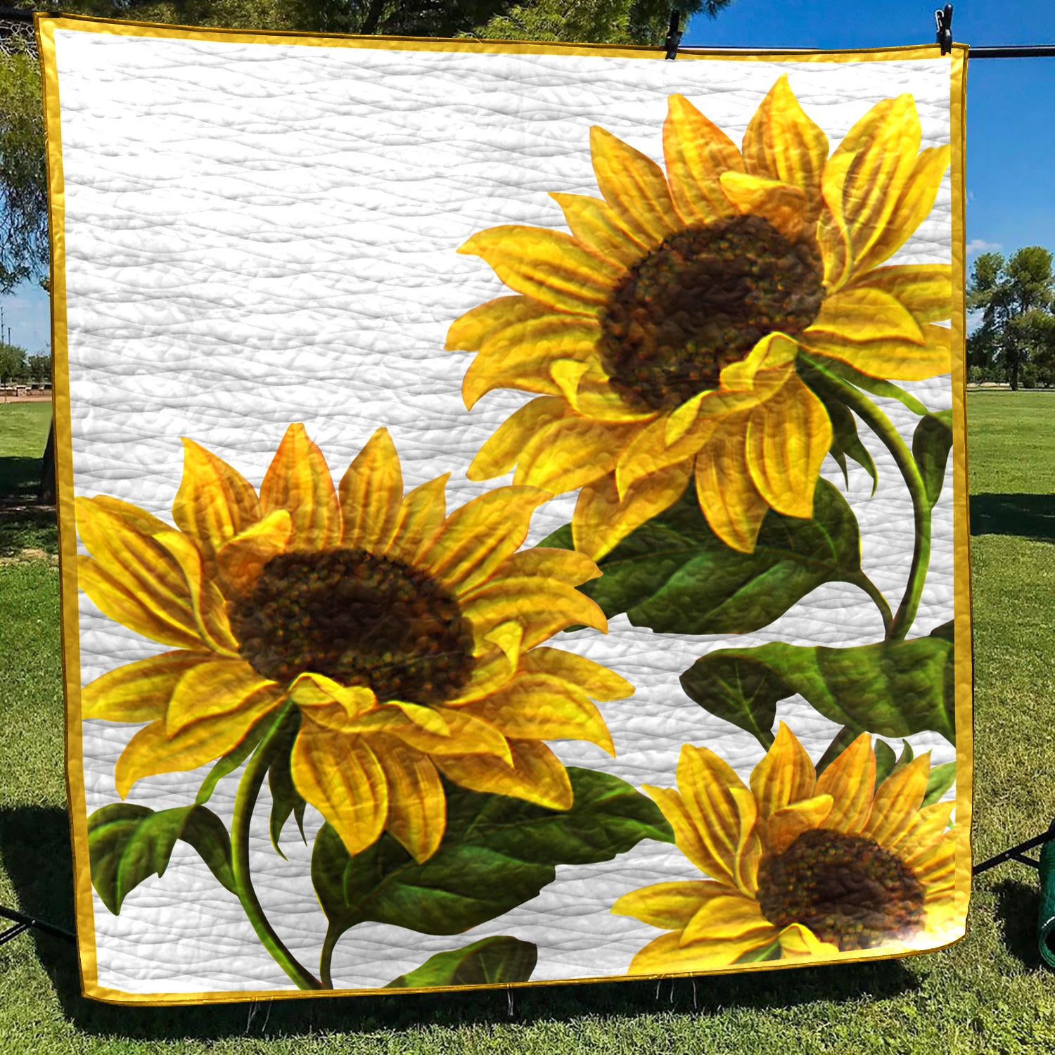 Sunflower CLA0710712Q Art Quilt