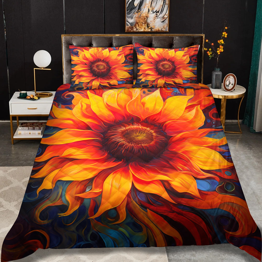 Sunflower Quilt Bed Set HM0909010