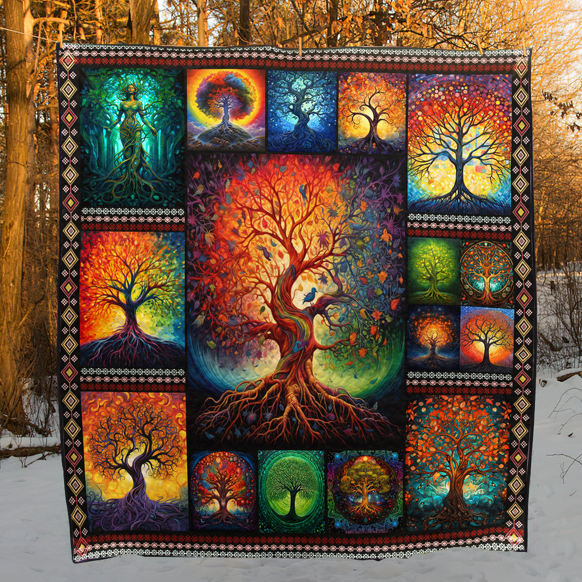 Tree Of Life Art Quilt HN281005T