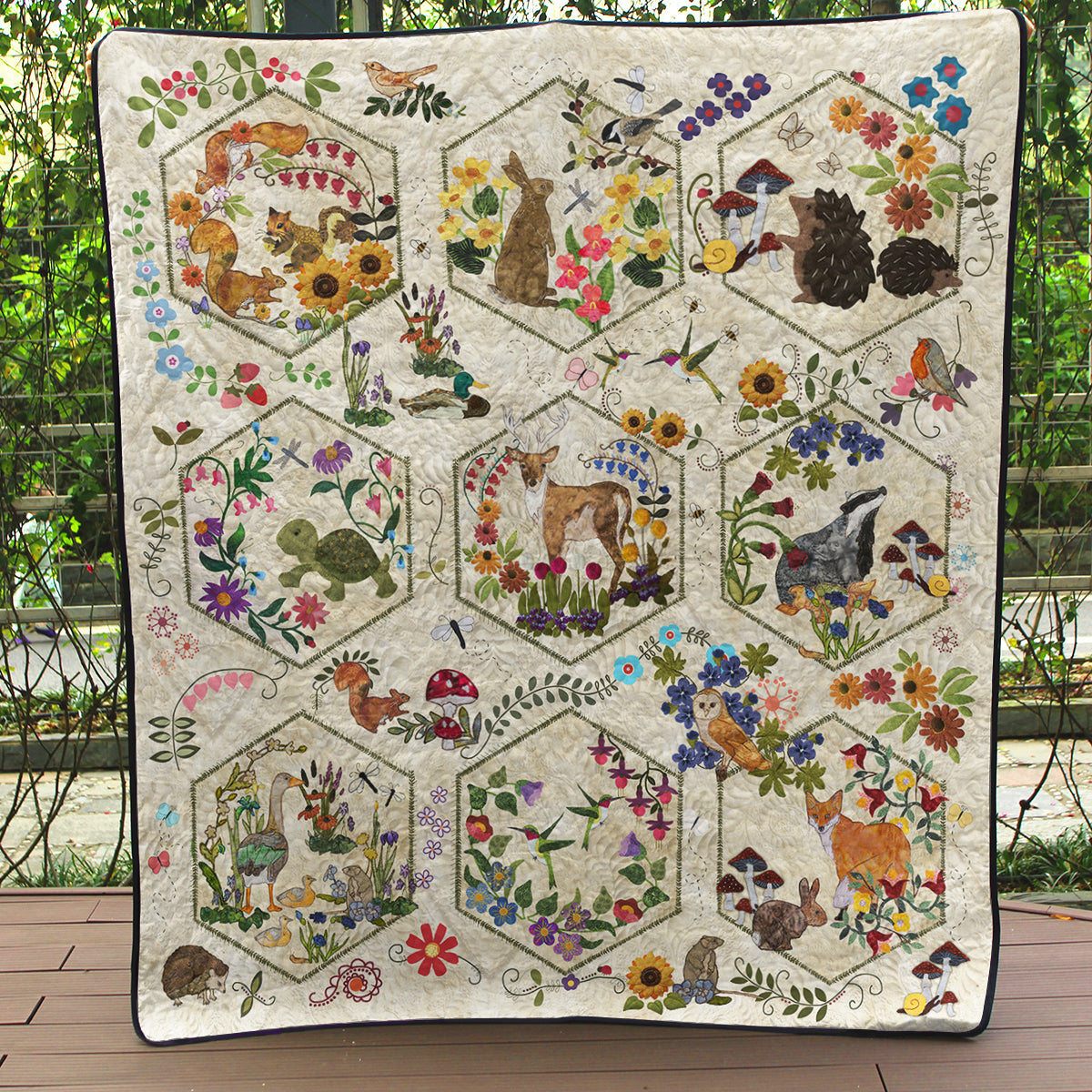 Woodland Whimsy TD090801 Art Quilt