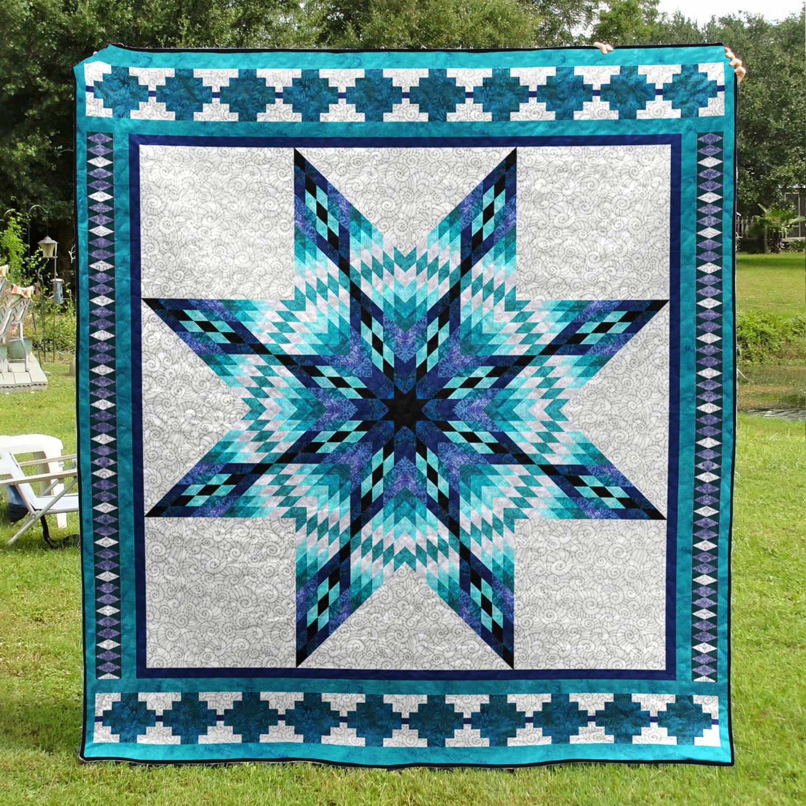 Native American Inspired Star Art Quilt TL09032301BL