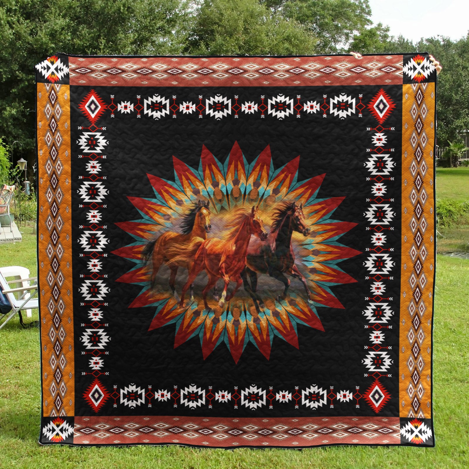 Horse Spirit Soul CLT250631 Art Quilt