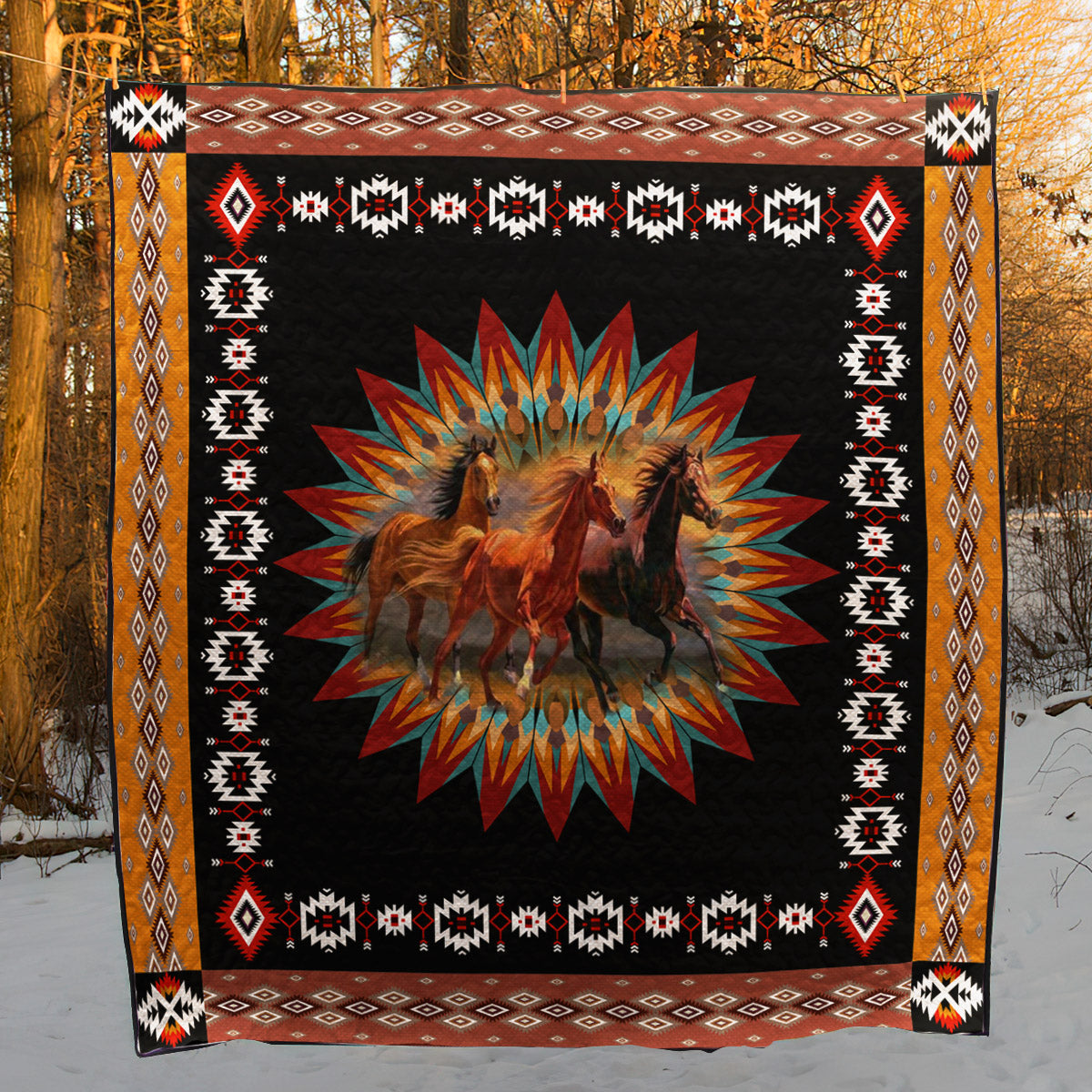 Horse Spirit Soul CLT250631 Art Quilt