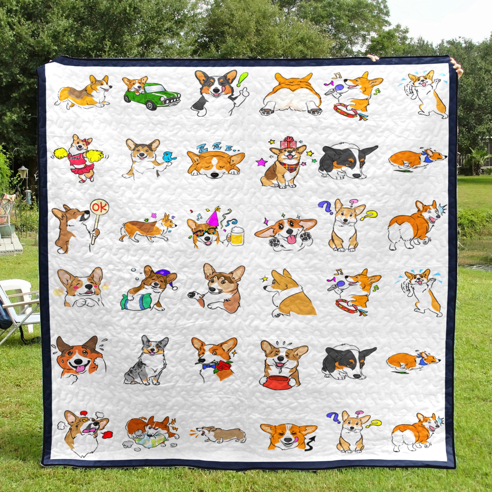 Corgi CLM210614 Art Quilt