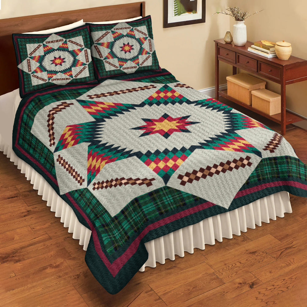 Native American Inspired Star Quilt Bed Set MT230513D