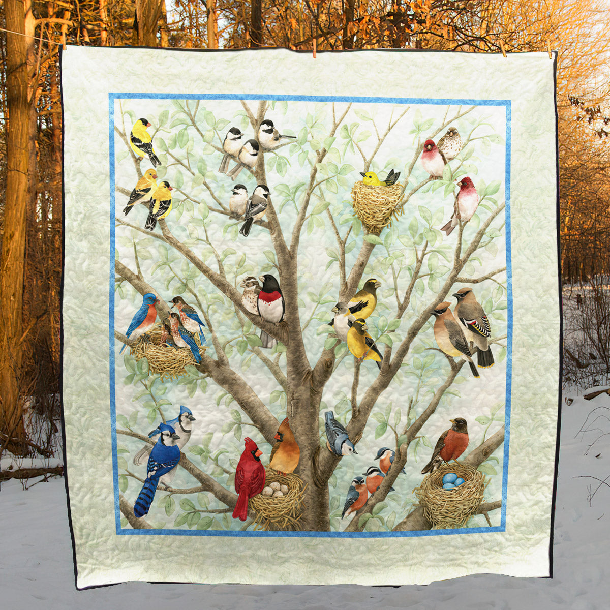 Bird CLA2210043Q Art Quilt