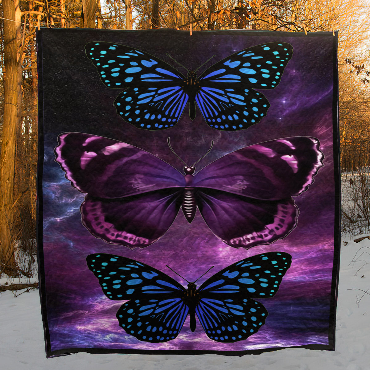 Butterfly CLA05120442Q Art Quilt