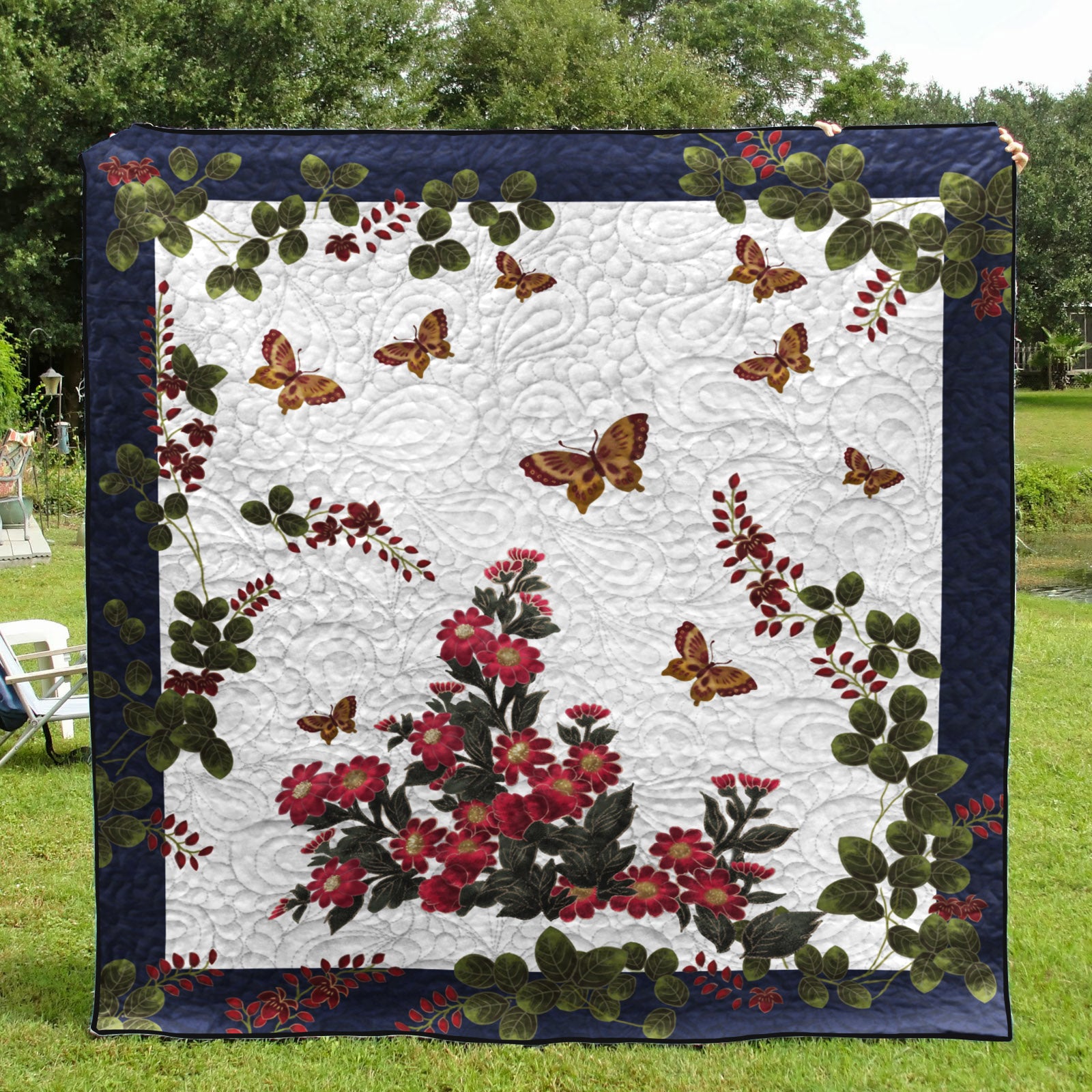 Butterfly CLA2810084Q Art Quilt