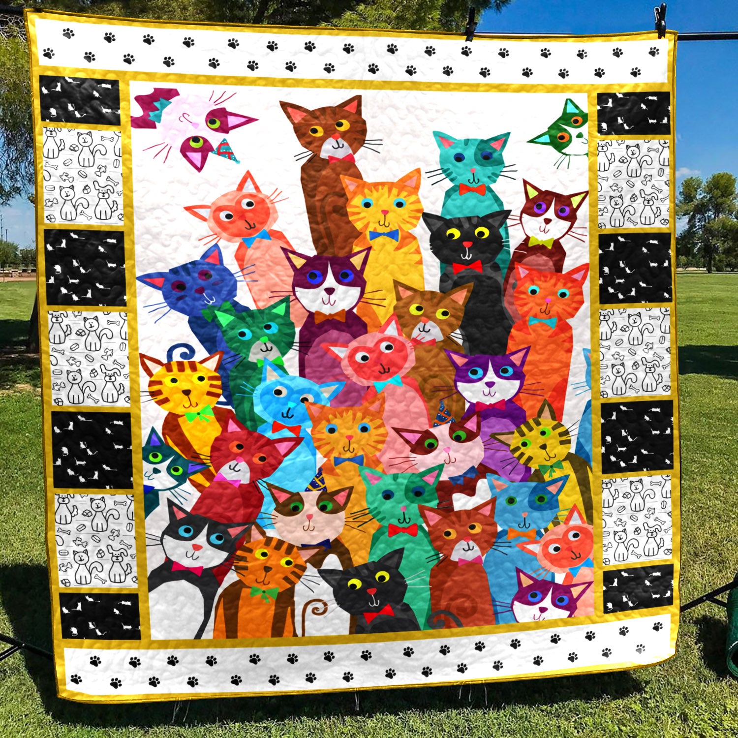 Cat YE190706A TBG Art Quilt