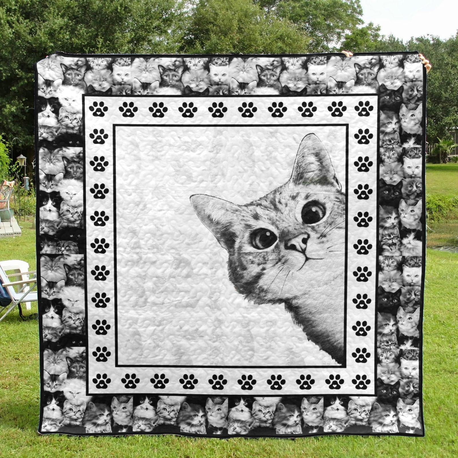 Cat TD2709225 Art Quilt