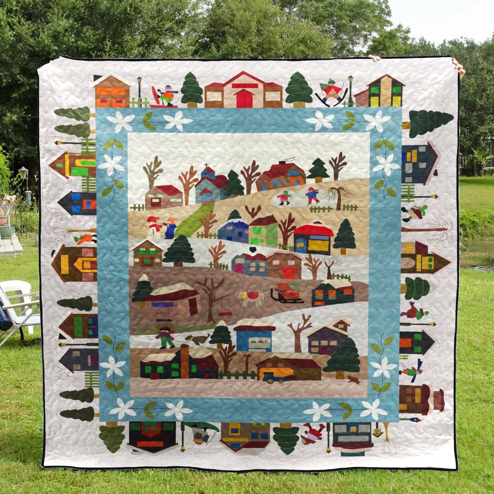 Christmas CLM170653 Art Quilt