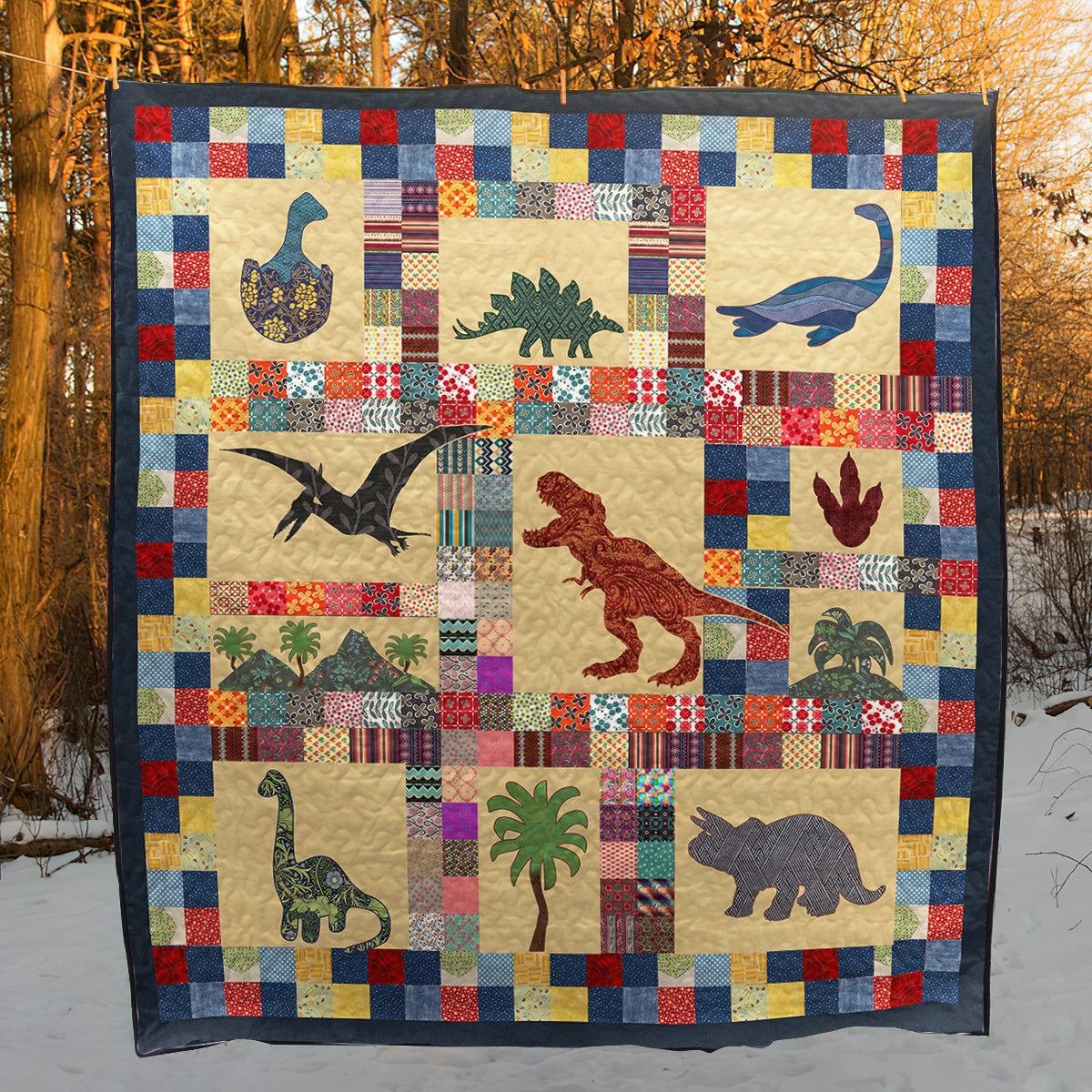 Dinosaur Baby TL190609 Art Quilt