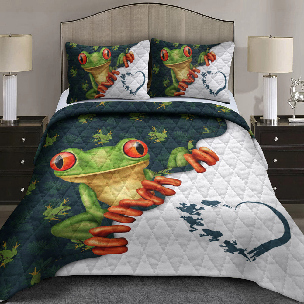 Frog Quilt Bed Set HM300901T