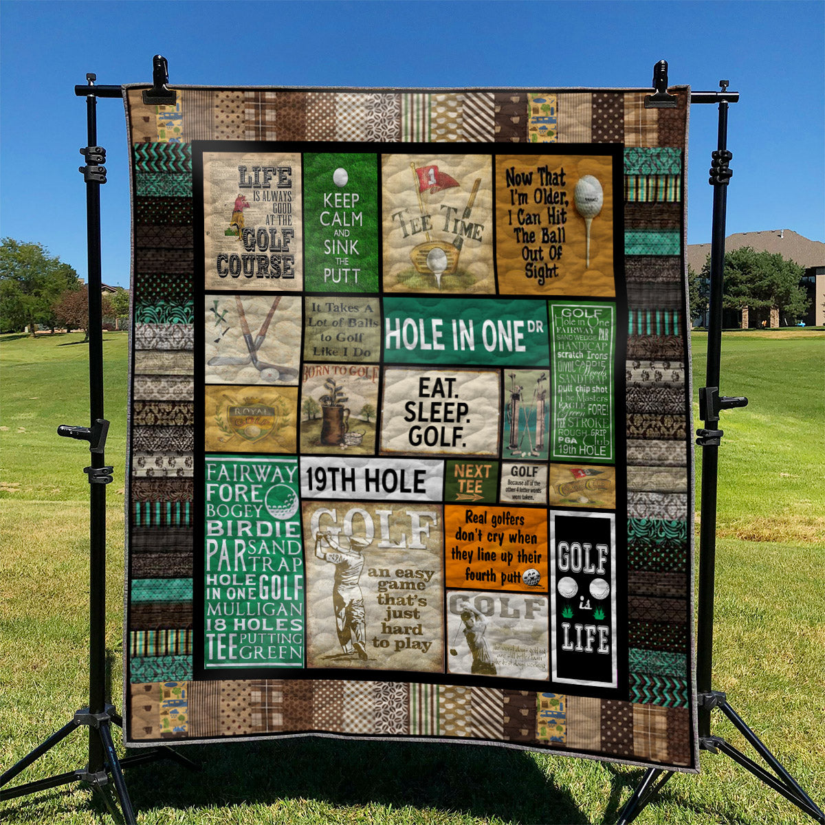 Golf YH3010307 Art Quilt