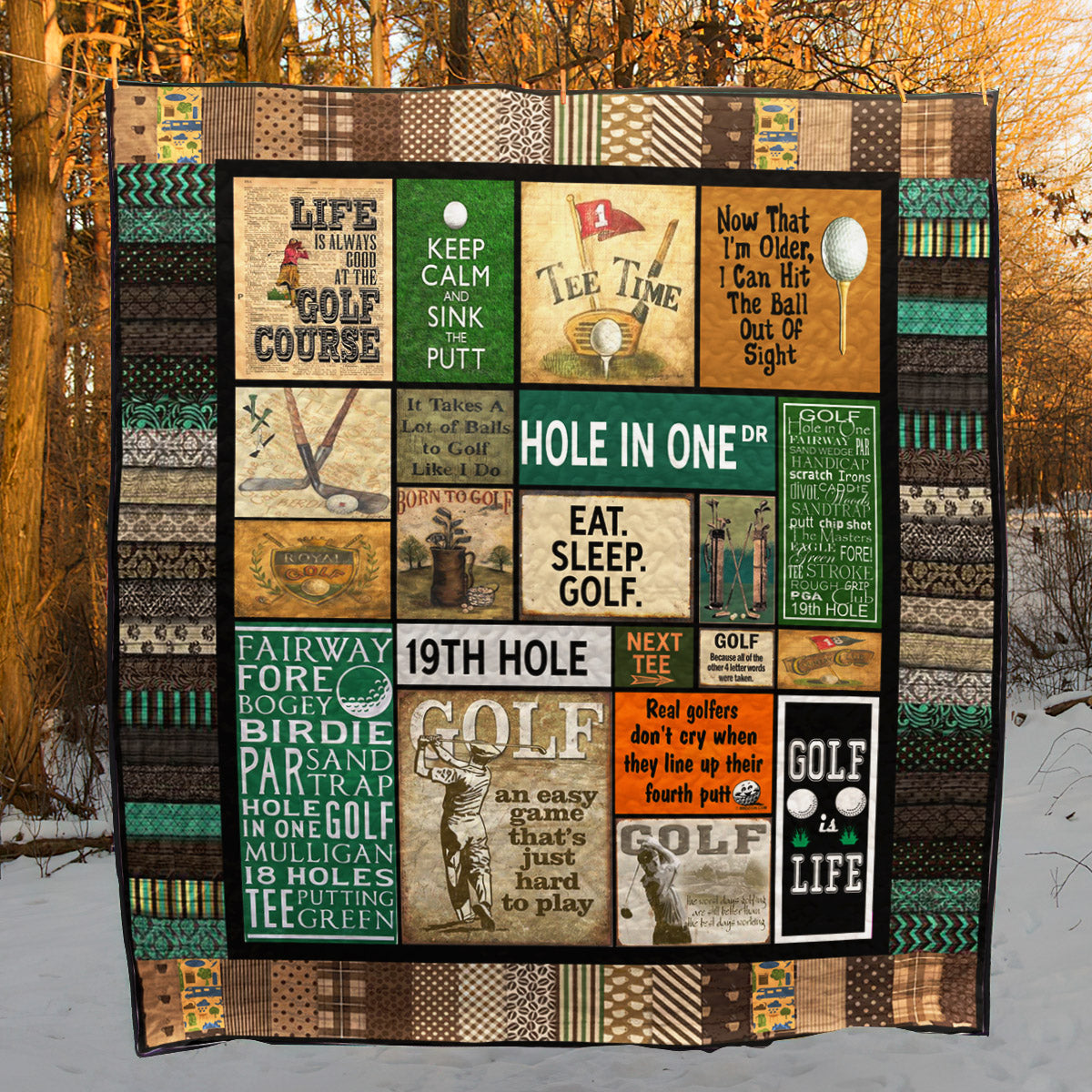 Golf YH3010307 Art Quilt
