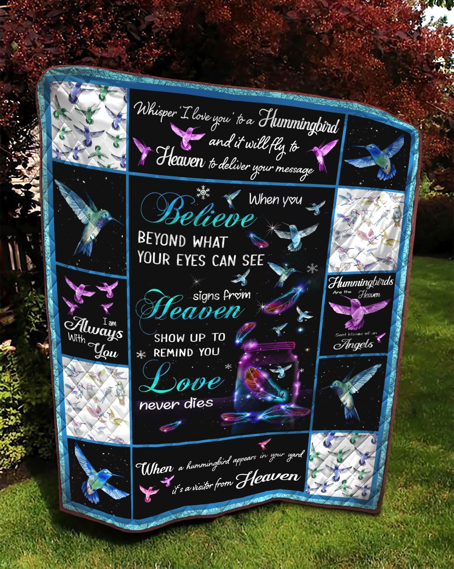 Hummingbirds CLH0512389Q Art Quilt
