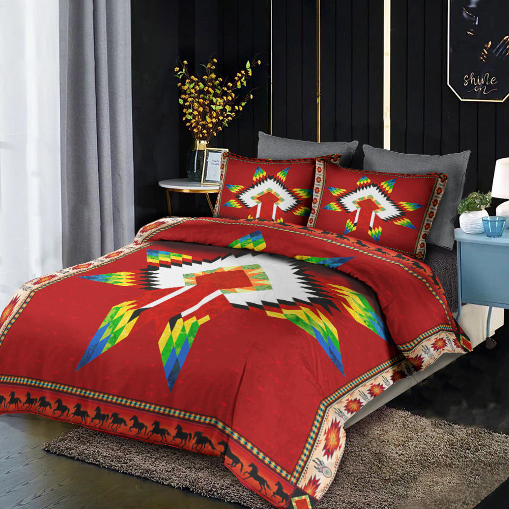 Native American Inspired War Bonnet Bedding Sets TL030609Y