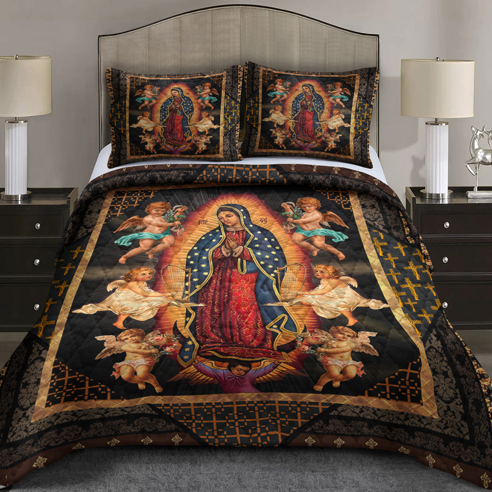 Our Lady Of Guadalupe  Quilt Bed Set TL020605QS