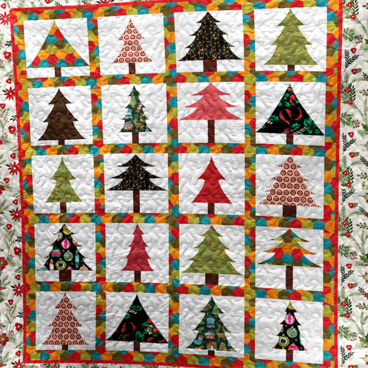 Christmas Tree CLA2110150Q Art Quilt