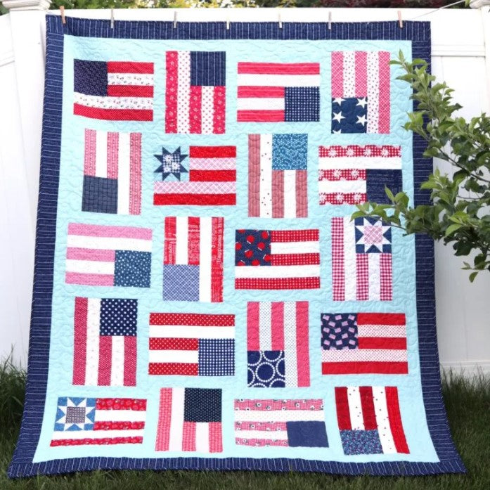 Flying Flags Quilt Tutorial