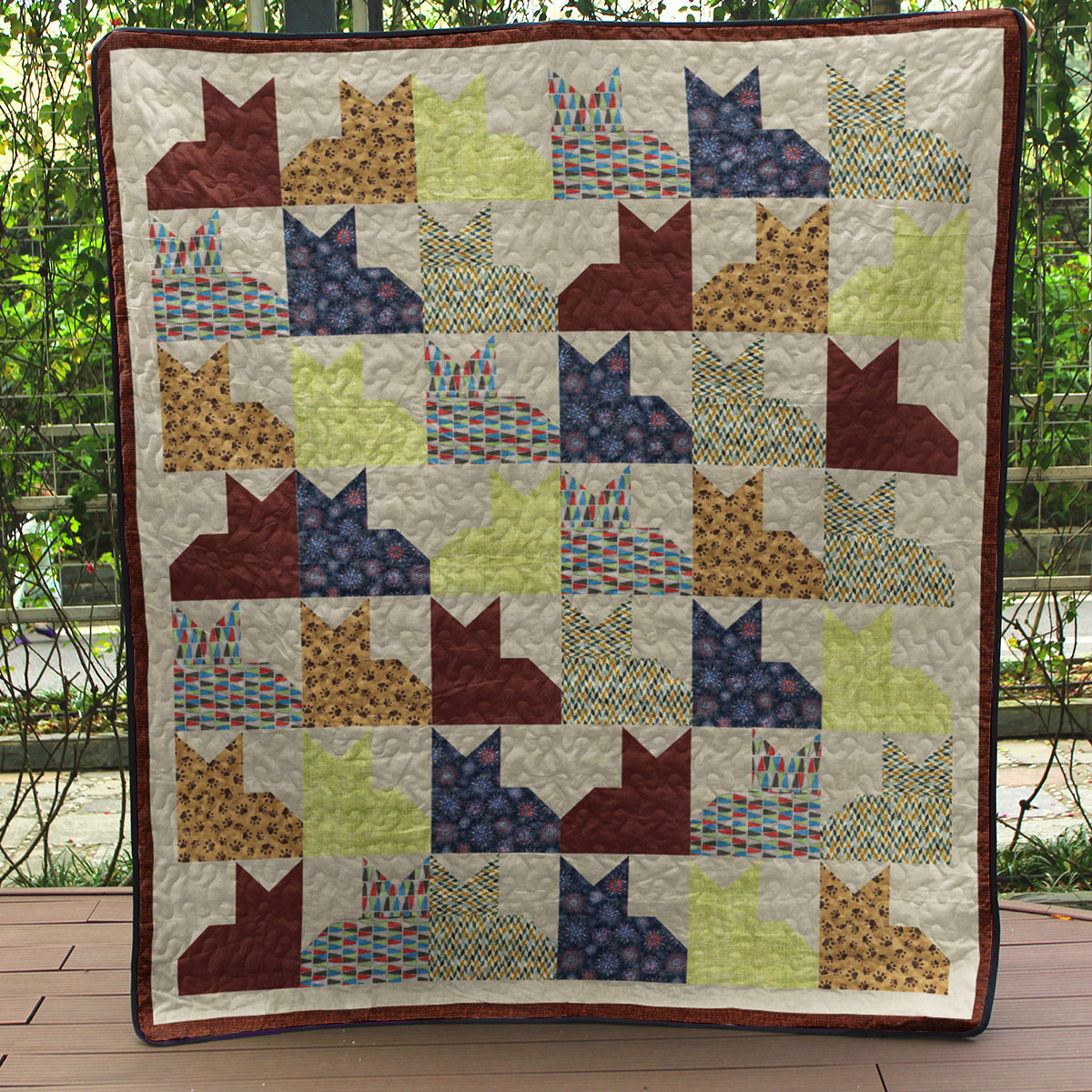 Cat Quilt Blanket Tutorial