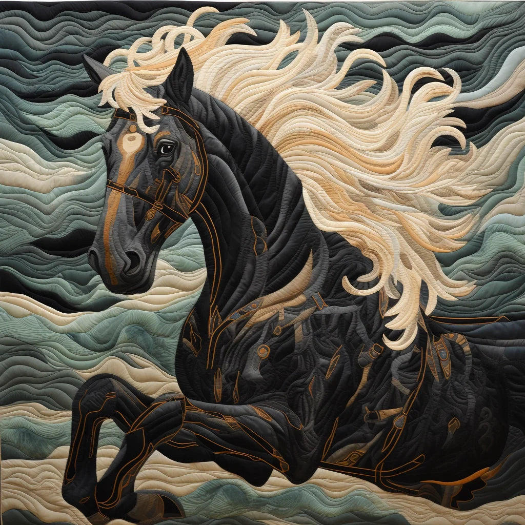 Horse TAI01122304 Quilt Blanket
