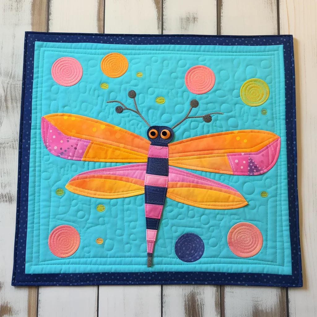 Dragonfly TAI260224098 Quilted Placemats