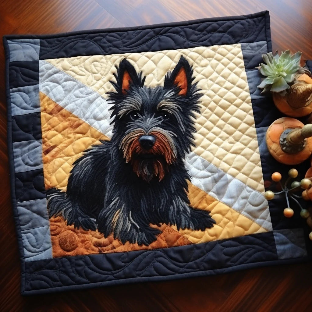 Scottie TAI260224077 Quilted Placemats